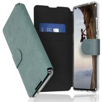 Accezz Xtreme Wallet Bookcase Samsung Galaxy S21 - Lichtblauw