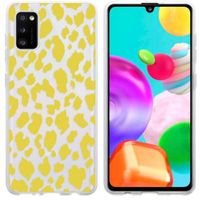 iMoshion Design hoesje Samsung Galaxy A41 - Luipaard - Geel