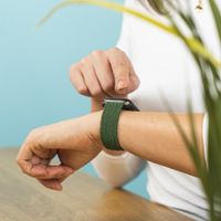 iMoshion Gevlochten nylon bandje Amazfit GTR - Donkergroen