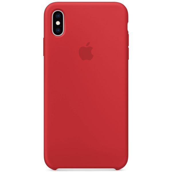 Apple Silicone Backcover iPhone Xs Max - Red