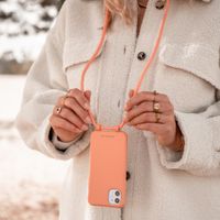 iMoshion Color Backcover met afneembaar koord iPhone Xr - Peach