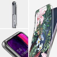 iMoshion Design hoesje Galaxy A50 / A30s - Jungle - Groen / Roze