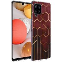 iMoshion Design hoesje Samsung Galaxy A42 - Patroon - Rood