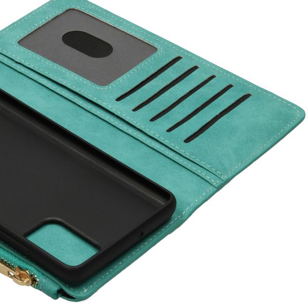 Luxe Portemonnee Samsung Galaxy A71 - Turquoise