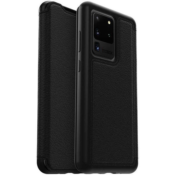 OtterBox Strada Bookcase Samsung Galaxy S20 Ultra - Zwart