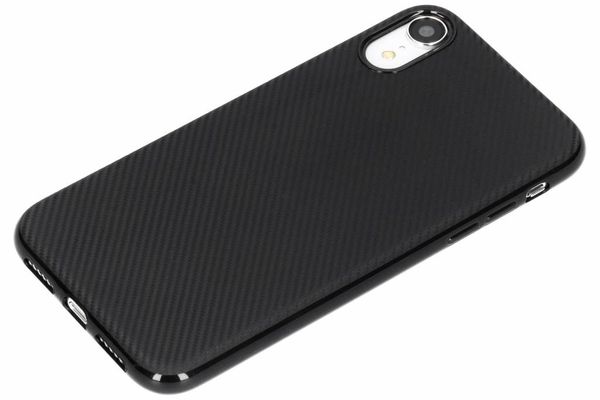 Carbon Softcase Backcover iPhone Xr