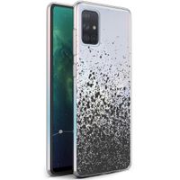 iMoshion Design hoesje Samsung Galaxy A71 - Spetters - Zwart