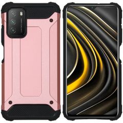 iMoshion Rugged Xtreme Backcover Xiaomi Poco M3 - Rosé Goud