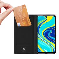 Dux Ducis Slim Softcase Bookcase Xiaomi Redmi Note 9 Pro / 9S - Zwart