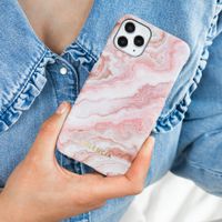 Selencia Maya Fashion Backcover iPhone 11 - Marble Rose