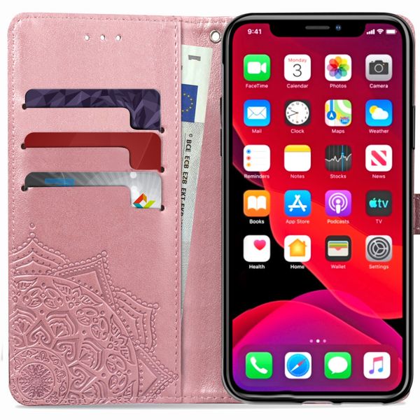 Mandala Bookcase iPhone 11 Pro - Roze