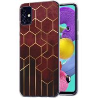 iMoshion Design hoesje Samsung Galaxy A51 - Patroon - Rood