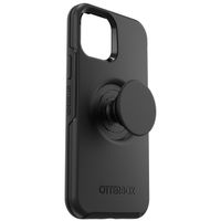 OtterBox Otter + Pop Symmetry Backcover iPhone 12 (Pro) - Zwart