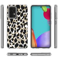 iMoshion Design hoesje Samsung Galaxy A52(s) (5G/4G) - Luipaard / Zwart