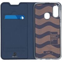 Dux Ducis Slim Softcase Bookcase Samsung Galaxy A20e - Donkerblauw