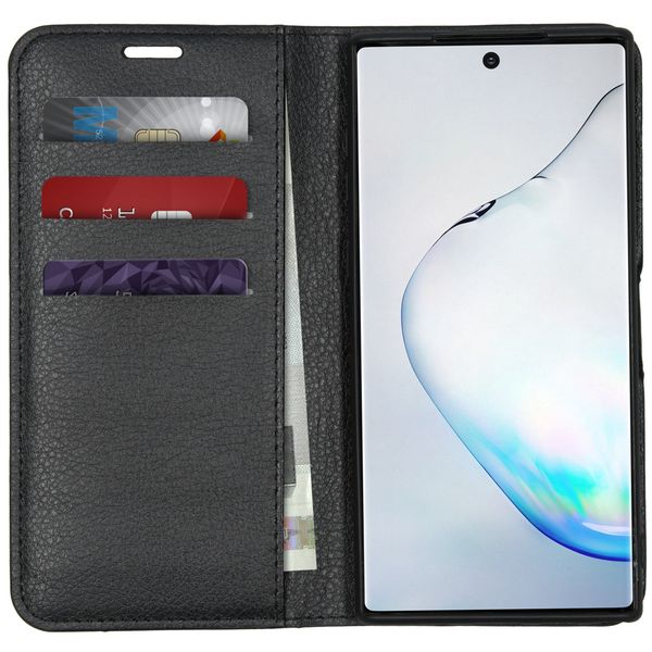 iMoshion Luxe Bookcase Samsung Galaxy Note 10 - Zwart