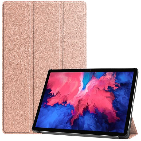 iMoshion Trifold Bookcase Lenovo Tab P11 / P11 Plus - Rosé Goud