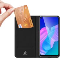 Dux Ducis Slim Softcase Bookcase Huawei P40 Lite E - Zwart