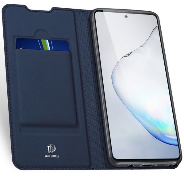 Dux Ducis Slim Softcase Bookcase Samsung Galaxy Note 10 Lite - Blauw