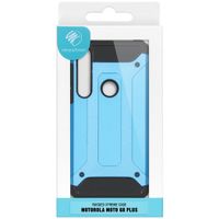 iMoshion Rugged Xtreme Backcover Motorola Moto G8 Plus - Lichtblauw