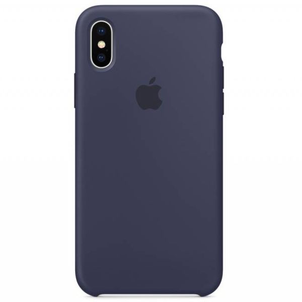 Apple Silicone Backcover iPhone X - Midnight Blue