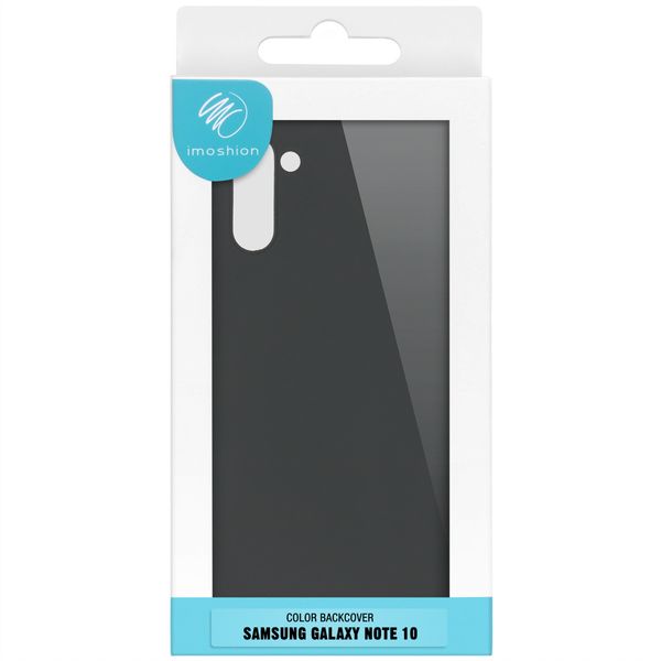 iMoshion Color Backcover Samsung Galaxy Note 10 - Zwart