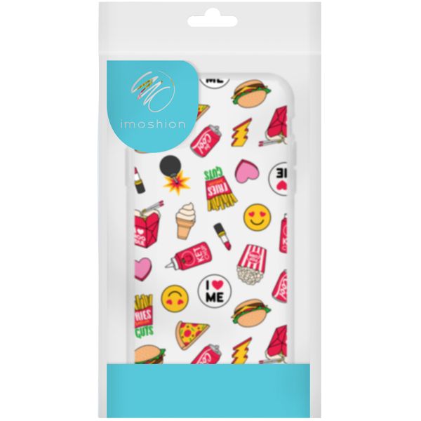 iMoshion Design hoesje iPhone SE (2022 / 2020) / 8 / 7  - Fastfood - Multicolor