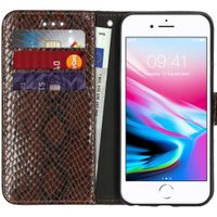 Slangenprint Bookcase iPhone SE (2022 / 2020) / 8 / 7 / 6(s)