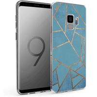 iMoshion Design hoesje Samsung Galaxy S9 - Grafisch Koper / Blauw