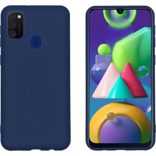 iMoshion Color Backcover Samsung Galaxy M30s / M21 - Donkerblauw