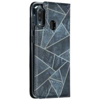 Design Softcase Bookcase Samsung Galaxy A20e