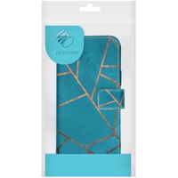 iMoshion Design Softcase Bookcase iPhone 11 - Blue Graphic