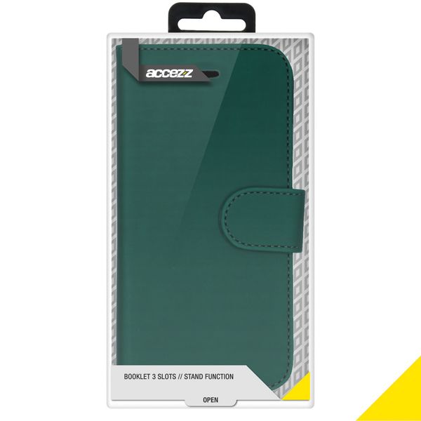 Accezz Wallet Softcase Bookcase iPhone 12 Mini - Groen