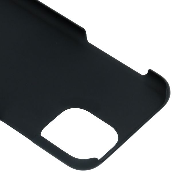 Effen Backcover iPhone 11 Pro - Zwart