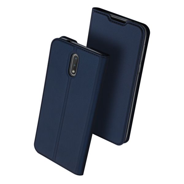 Dux Ducis Slim Softcase Bookcase Nokia 2.3 - Blauw