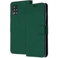 Accezz Wallet Softcase Bookcase Samsung Galaxy A51 - Groen