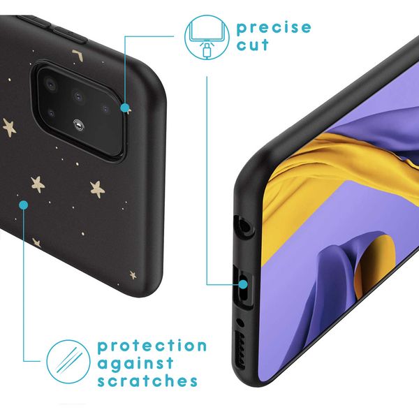 iMoshion Design hoesje Samsung Galaxy A51 - Sterren / Zwart