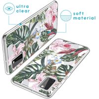 iMoshion Design hoesje Samsung Galaxy A41 - Jungle - Groen / Roze