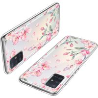 iMoshion Design hoesje Samsung Galaxy A51 - Bloem - Roze