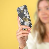 iMoshion Design hoesje Huawei P30 Lite - Bladeren / Zwart