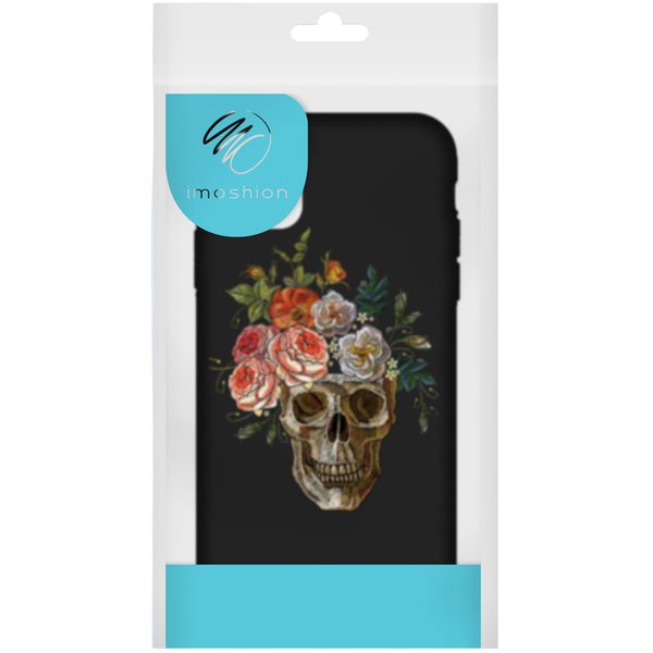 iMoshion Design hoesje iPhone 11 - Doodshoofd - Multicolor