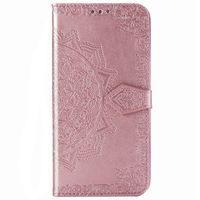 Mandala Bookcase Oppo A52 / Oppo A72 / Oppo A92 - Rosé Goud