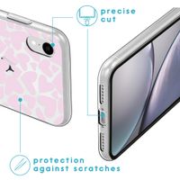 iMoshion Design hoesje iPhone Xr - Hartjes - Roze