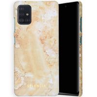 Selencia Maya Fashion Backcover Samsung Galaxy A51 - Marble Sand