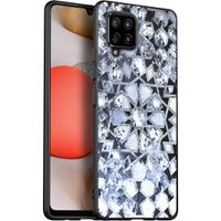 iMoshion Design hoesje Samsung Galaxy A42 - Grafisch - Zilver Bling