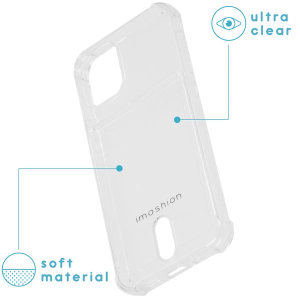 iMoshion Softcase Backcover met pashouder iPhone 12 Mini