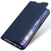 Dux Ducis Slim Softcase Bookcase Oppo Reno4 Z 5G - Donkerblauw