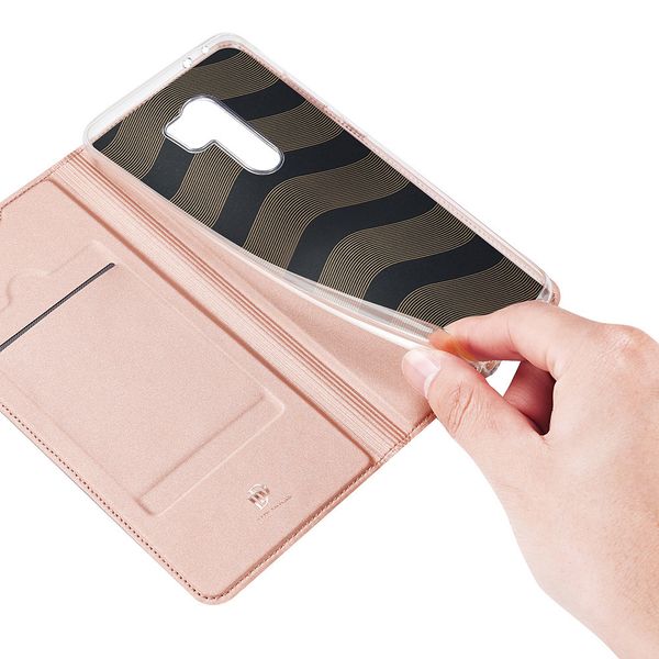 Dux Ducis Slim Softcase Bookcase Xiaomi Redmi 9 - Rosé Goud