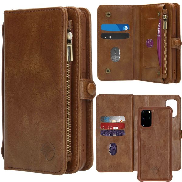 iMoshion 2-in-1 Wallet Bookcase Samsung Galaxy S20 Plus - Bruin