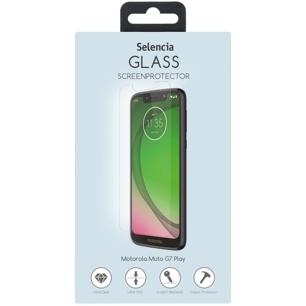 Selencia Gehard Glas Screenprotector Motorola Moto G7 Play